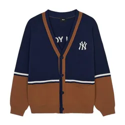 Áo Cardigan MLB Varsity Boston Red Sox Cardigan 3AKCV0144-50NYL Màu Xanh Navy