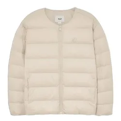 Áo Khoác MLB Basic U-neck Goose Lightweight Padding New York Yankees 3ADJB1536-50SAM Màu Nâu Nhạt