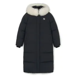 Áo Khoác Nữ MLB Curve Long Down New York Yankees 3FDJB1246-50BKS Màu Đen