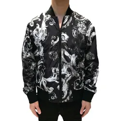 Áo Khoác Nam Versace 76GAS407 Hai Mặt Màu Đen Size 46