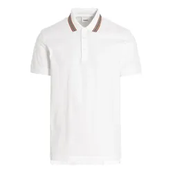 Áo Polo Nam Burberry Pierson 8056225 White Màu Trắng Size S