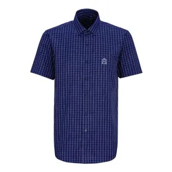 Áo Sơ Mi Cộc Tay Nam Giovanni GSS0144-1 Màu Xanh Navy Size S