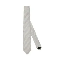 Cà Vạt Nam Dior Light Gray With Monogram Logo - 03C1047A0330 810 Màu Xám