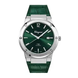 Đồng Hồ Nam Salvatore Ferragamo F-80 Classic Watch SFDT00119 Màu Xanh Lá N-HM