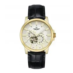 Đồng Hồ Nam SRWATCH Automatic Open Heart Watch SG8872.4602RNT Màu Đen - Vàng