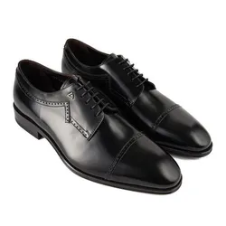 Giày Da Nam Giovanni Derby GSH0119-1NK Màu Đen Size 40