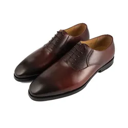 Giày Tây Nam Giovanni Oxford GSH0109-1HB Màu Nâu Đậm Size 39