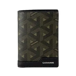 Ví Da Nam Giovanni GWL0073-1 Màu Xanh Rêu Đậm