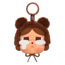 Vỏ Bọc Tai Nghe Pop Mart Crybaby Crying Again Series Love Makes Us Cry Earphone Case Màu Nâu