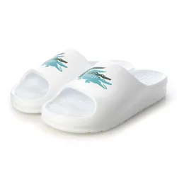 Dép Quai Ngang Lacoste Serve Slide 1.0 45CMA0005 1R4 Màu Trắng Size 8