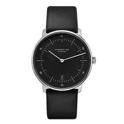 Đồng Hồ Nam Sternglas Naos Black S01-NA03-PR07 38mm Màu Đen