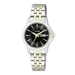 Đồng Hồ Nữ Citizen Quartz EQ0608-55E Màu Bạc Vàng