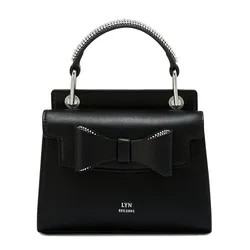 Túi Đeo Chéo Nữ Lyn Re-Edit Crissy Top Mini Handbag - Black LL25CBS140 Màu Đen