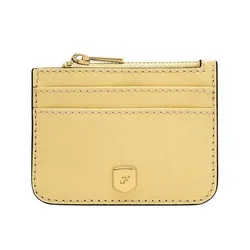 Ví Nữ Fossil Lennox Zip Card Case SL10078746 Màu Vàng