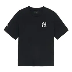 Áo Thun Trẻ Em MLB Basic Street Graffiti T-Shirt New York Yankees 7ATSB1153-50BKS Màu Đen Size S