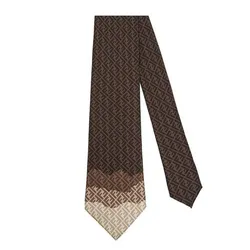 Cà Vạt Nam Fendi FXC160 ALD4 F08CD Màu Nâu