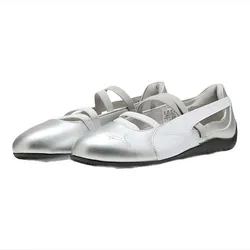 Giày Bệt Nữ Puma Women Speedcat Ballet Metallic Shoes 401581_01 Màu Bạc Size 38