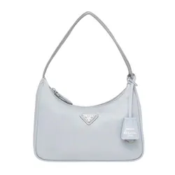 Túi Đeo Vai Nữ Prada Re-Edition 2000 Re-Nylon Mini Bag Màu Xanh Nhạt