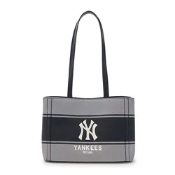 Túi Tote MLB Varsity Lettering Canvas Tote Bag New York Yankees 3ABQB015N-50BKS Màu Đen