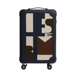 Vali Hermès HM R.M.S Cabin Suitcase Noir Bleu Indigo/Écru/Beige/Bleu Nuit H087170CMAB Phối Màu N-QL