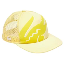 Mũ Lacoste Crocodile Print Neoprene And Mesh Cap RK2122-6XP Màu Vàng