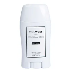 Thanh Khử Mùi Ngăn Mồ Hôi, Khoá Mùi Bung Hương, Khô Thoáng Suốt 48h Marcweiss Paris Deo-cream Stick Podium 40ml