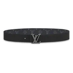 Thắt Lưng Nam Louis Vuitton Hai Mặt LV Initiales 40mm M9043U Màu Đen Size 90