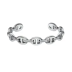 Vòng Đeo Tay Nữ Hermès Farandole Silver Bracelet Màu Bạc