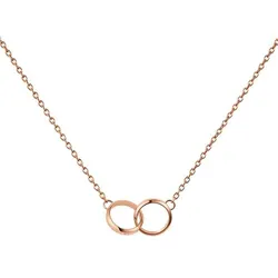 Dây Chuyền Nữ Daniel Wellington Elan Unity Necklace Rose Gold Màu Vàng Hồng