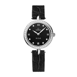 Đồng Hồ Omega De Ville Prestige 424.18.27.60.51.001 Watch 27.4mm Màu Đen