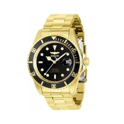 Đồng Hồ Nam Invicta Men Watch Pro Diver Automatic Black Dial Yellow Gold Bracelet 8929OBXL Màu Đen Vàng