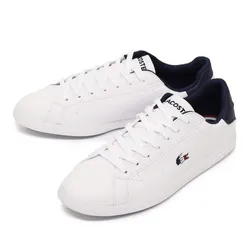 Giày Thể Thao Lacoste SMA0027 Graduate Tri 1 407WHT/NVY/RED Màu Trắng/Navy Size 35.5