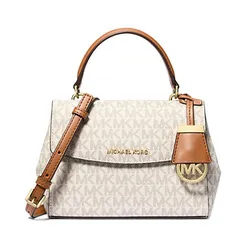 Túi Đeo Chéo Nữ Michael Kors MK Ava Extra-Small Signature Logo Crossbody Bag 32S5GAVC1B Vanilla Màu Kem