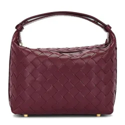 Túi Xách Tay Nữ Bottega Veneta BOTT-WY1642 Mini Wallace Bag Màu Đỏ Mận