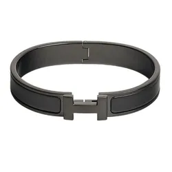 Vòng Đeo Tay Hermès Clic HH So Black Bracelet H703203FK01T5 Màu Đen