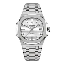 Đồng Hồ Nam Carnival Automatic 8108G1-VT-T Màu Bạc