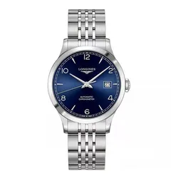 Đồng Hồ Nam Longines Record Watch L2.820.4.96.6 Màu Bạc/Xanh