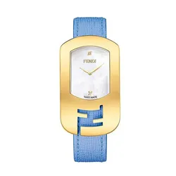 Đồng Hồ Nữ Fendi Chameleon F300434532 Màu Xanh Vàng