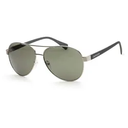 Kính Mát Nam Calvin Klein CK Men's Silver Aviator Sunglasses CK19316S-045 Màu Xanh