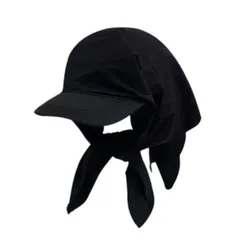 Mũ Frecae Sun Hat Neck Flap Wide Brim Black Màu Đen