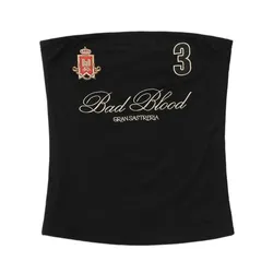 Áo Quây Nữ Badblood Classic Logo Tube Top Black W-TNK25-021 Màu Đen