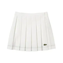 Chân Váy Nữ Lacoste Women's Color Stitch Point Pleated Skirt JF6414 53G 70V Màu Trắng Size 34
