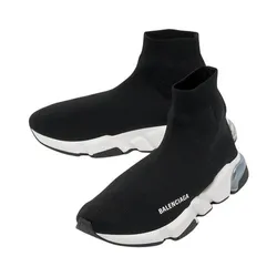 Giày Thể Thao Balenciaga Speed Clear Sol Trainer 607544W2DB61010 Màu Đen Size 35