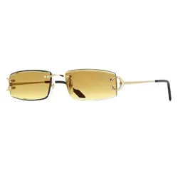 Kính Mát Nam Cartier Sunglasses CT0465S-004 Màu Vàng Nâu