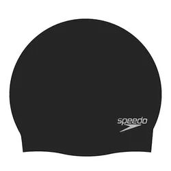 Mũ Bơi Người Lớn Speedo Plain Moulded Silicone 8-709849097 Màu Đen