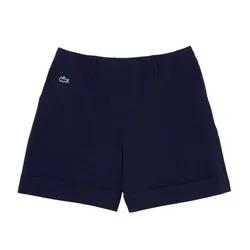 Quần Short Nữ Lacoste Minimal Bermuda Shorts FF9438 99 166 Màu Xanh Navy Size 34