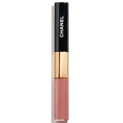 Son Kem Chanel 2 Đầu Le Rouge Duo Ultra Tenue 186 Pink Nude Màu Hồng Be Cuốn Hút