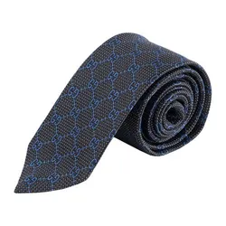 Cà Vạt Nam Gucci Cravate 408865 4E002 4268 Màu Xanh Navy