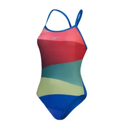 Đồ Bơi Một Mảnh Nữ Speedo Placement Digital Turnback Phối Màu Size S