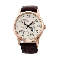 Đồng Hồ Nam Orient Sun And Moon Gen 3 RA-AK0007S10B (RN-AK0001S) Watch Màu Nâu
